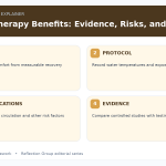 Contrast Therapy Benefits: Evidence, Risks, and Safe Practices four-part infographic